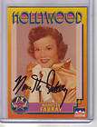 NANETTE FABRAY Hand Signed Hollywood Walk of Fame Card