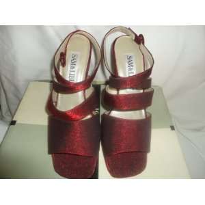   Libby Shoes S&L Esther 0572 8029 Red Fabric size 7M