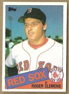 ROGER CLEMENS 1985 85 TOPPS CARD #181   BOSTON RED SOX  