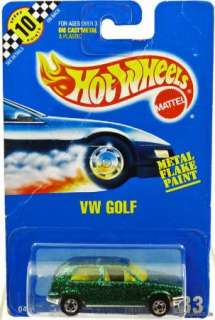 HOT WHEELS VW GOLF #0487 C#183 NRFP MINT COND 1990  
