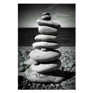    Scenery Posters Pebble   Stack   35.7x23.8 inches