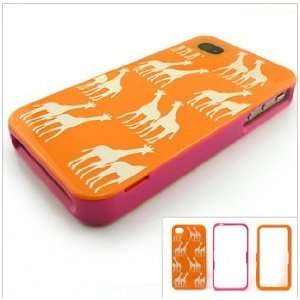   Giraffes Hardshell Case for Apple iPhone 4 Cell Phones & Accessories
