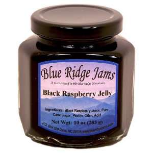 Blue Ridge Jams Black Raspberry Jelly, Set of 3 (10 oz Jars)