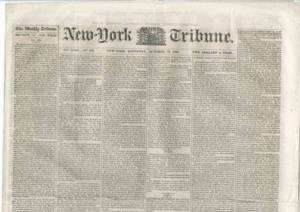 New York Weekly Tribune, Oct 23, 1858  