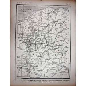  WW1 1916 French Soldiers Verdun Exodus Map Flanders