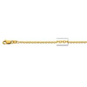  14K Yellow Gold Cable Chain   1.80mm   20 inch Jewelry