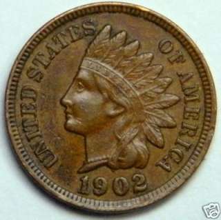 1902 P Uncirculated Indian Head Cent#6003  