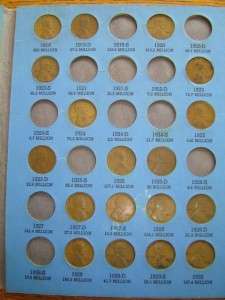 Lincoln Head Cent Penny Collection 1909   1940 Book 9004  