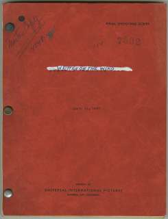 WRITTEN ON THE WIND   UNPRODUCED SCREENPLAY (1947)  