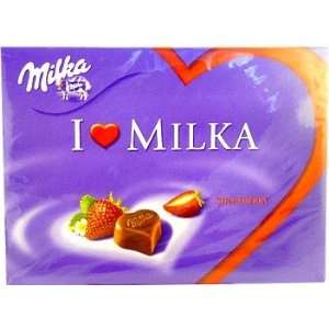 Milka  I Love Milka  Strawberry Pralines ( 150 g )  