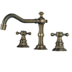   Holes Antique Brass Bath Basin& Bathtub Faucet Mixer Waterfall Ys 8678
