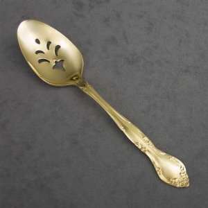   by Community, Gold Electroplate Tablespoon, Pierced (Serving Spoon