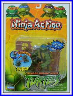 TMNT Teenage Mutant Ninja Turtles Leonardo Action Figure 2004 New 