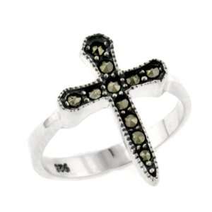  Size 7 Marcasite Celtic Cross Rings Pugster Jewelry