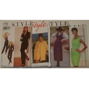  Style Dress Patterns Size A (8 18) 