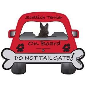  Do Not Tailgate Scottie Magnet