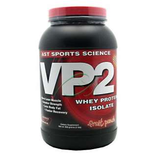  VP2 Whey Protein Isolate, Fruit Punch, 2 lbs, Lean Muscle Mass VP 2 