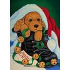 Golden Retriever Glass Dog Christmas Ornament New Holiday Decoration