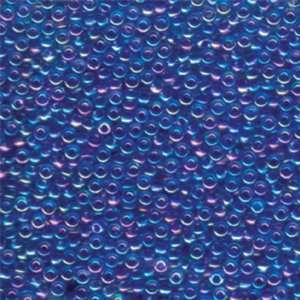  8 9353 Lined Blue Violet AB Miyuki Seed Beads Tube Arts 