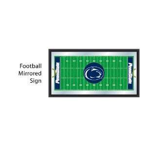   State University Nittany Lions NCAA Football Mirrored Sign Sports