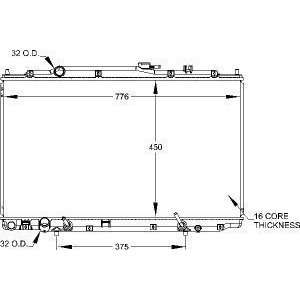  Visteon 9669 Radiator Automotive