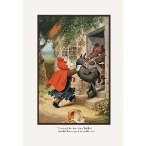   Roosevelts Bears Teddy B and Teddy G Foiling the Wolf 24x36 Giclee
