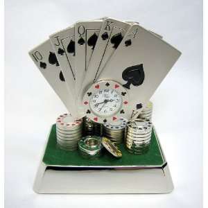    Poker Game   Poker Lovers Casino Mini Clock 