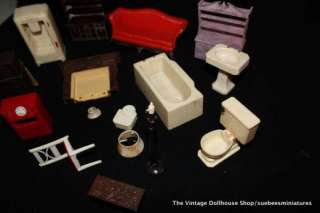 RENWAL Vintage Dollhouse Furniture SAD SPRING YARD SALE #6 3/4  