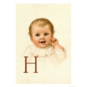  Baby Face H Giclee Poster Print by Ida Waugh, 12x16