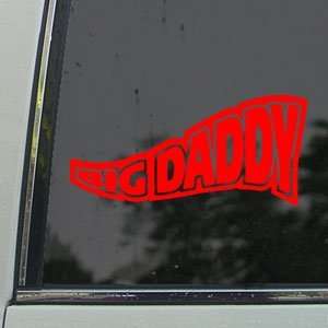 Big Daddy Red Decal Truck Bumper Window Vinyl Red Sticker