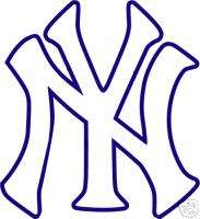 NEW YORK YANKEES Logo NY * Window WALL STICKER * Vinyl Car DECAL * ANY 