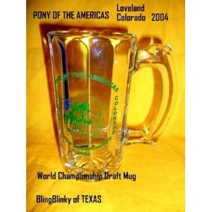   colorado POA Pony of the Americas World Championship Draft Mug Glass