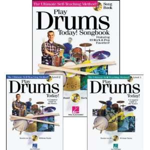  Hal Leonard Play Drums Today Pack (Book/CD) Musical 