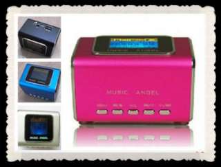 Music Angel LCD USB U Disk  Player Speaker FM Support TF/SD Card 