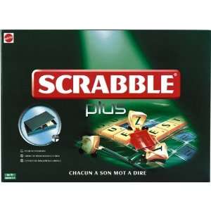  Mattel Scrabble Plus French Import French Language Toys & Games