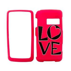  LG RUMOR TOUCH LN510 PINK LOVE COVER CASE Hard Case/Cover 