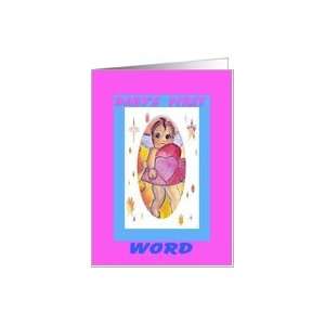  Babys first Word greeting card Card Health & Personal 