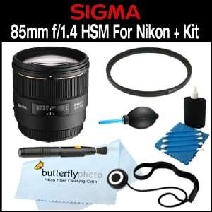Sigma 85mm f/1.4 EX DG HSM Large Aperture Medium Telephoto Prime Lens 