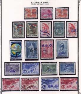 Philippines Early Hand Stamp Official Collection  