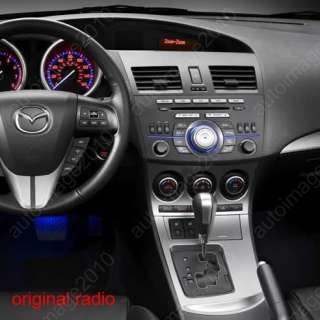 2010 2011 Mazda 3 Car GPS Navigation Radio DVB T TV Bluetooth IPOD DVD 