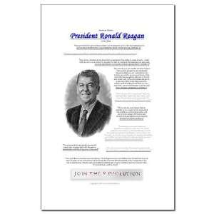  Ronald Reagan Poster Quotes Mini Poster Print by  