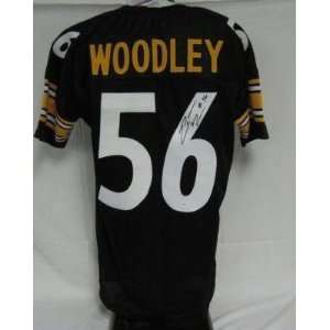 LaMarr Woodley Autographed Jersey   Black JSA   Autographed NFL 
