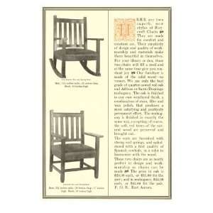  Roycroft Wooden Chairs MasterPoster Print, 12x18