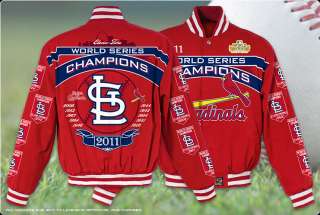 St. Louis Cardinals 2011 World Series Champions Adult Twill Jacket 