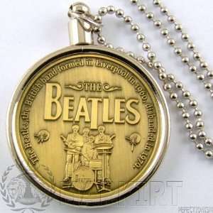 THE BEATLES COIN NECKLACE PENDANT CHARM