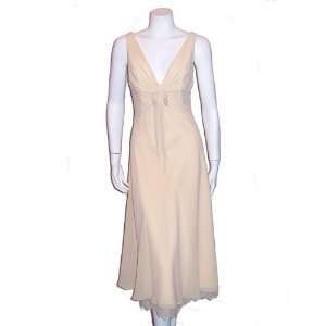  NWT B2 by Jasmine Size 10 Yellow Chiffon Bridesmaid Dress 
