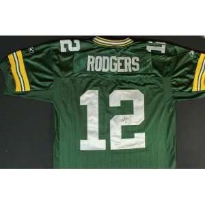 AARON RODGERS AUTOGRAPHED PACKERS SUPER BOWL 45 JERSEY  