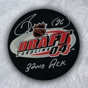  Dave Bolland 2004 Nhl Draft Day Puck Autographed/Hand 