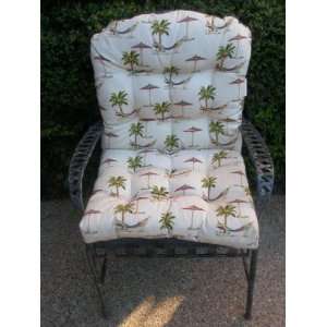  2 x Outdoor Patio Seat and Back Cushions   Bonaire Design 