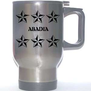  Personal Name Gift   ABADIA Stainless Steel Mug (black 